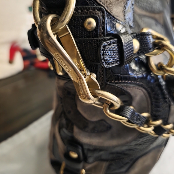 EUC AUTHENTIC COACH BROOKE OPTICAL W/OSTRICH 14339 rare! - Picture 6 of 12